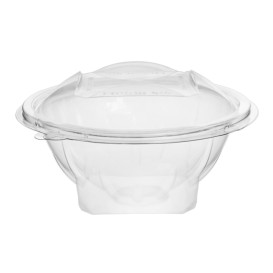 Plastic Salad Bowl APET Round shape Transparente 500ml Ø15,6cm (300 Units)