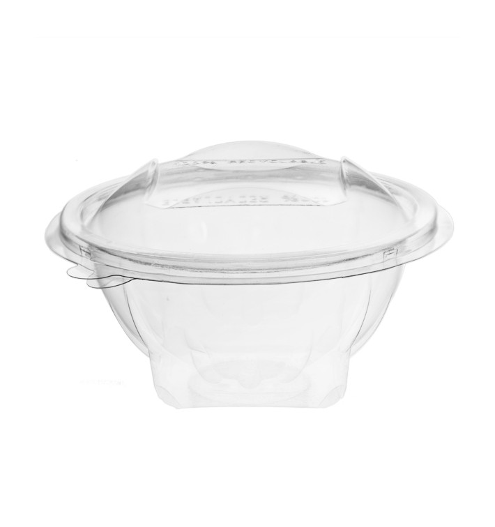 Plastic Salad Bowl APET Round shape Transparente 250ml Ø12cm (60 Units)  