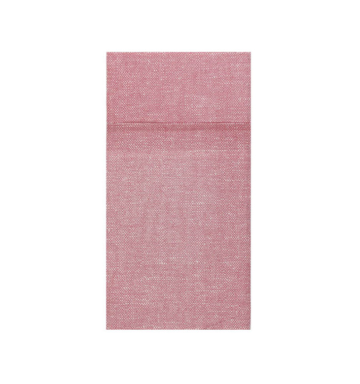 Pocket Fold Paper Napkins Vaquero Burgundy 40x40cm (30 units) 
