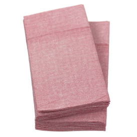 Pocket Fold Paper Napkins Vaquero Burgundy 40x40cm (30 units) 