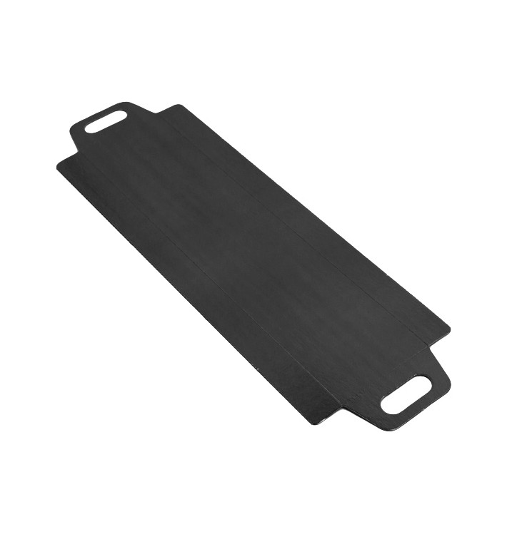 Paper Tray with Handles Rectangular shape Black 32x7,5 cm (800 Units)