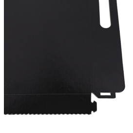 Paper Tray with Handles Rectangular shape Black 28,5x38,5 cm (200 Units)