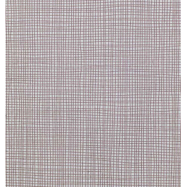 Pre-Cut Paper Tablecloth 1x1m "Between Lines" Brown 40g/m² (400 Units)