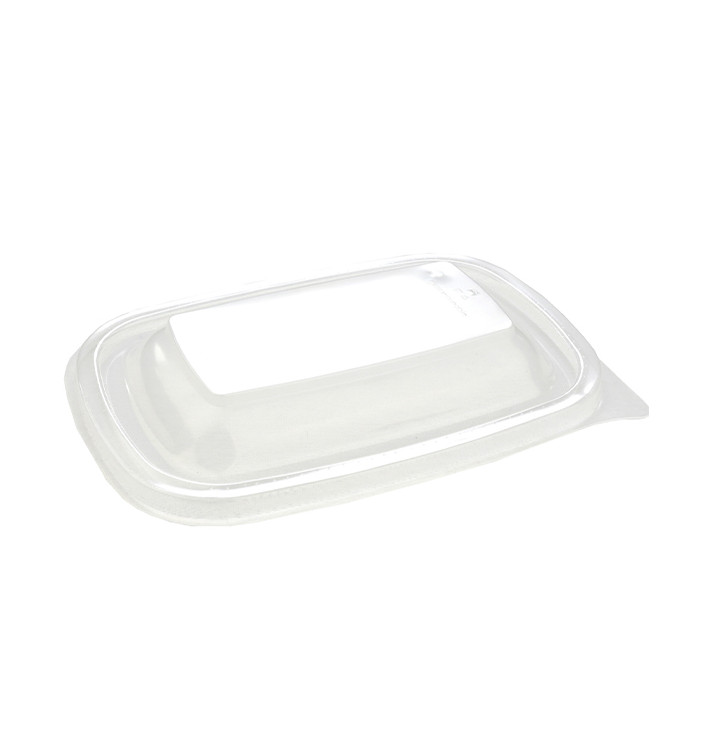 Plastic Lid for Deli Container PP Rectangular shape Black 20x13cm (300 Units)