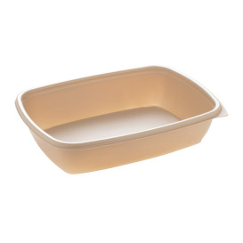 Plastic Deli Container PP Cream 900ml 23x16,5cm (75 Units)  