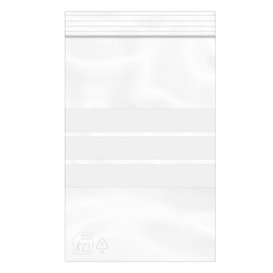 Plastic Zip Bag Autoseal Write-On Block 12x18cm G-160 (100 Units)  