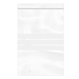 Plastic Zip Bag Autoseal Write-On Block 20x30cm G-160 (1000 Units)