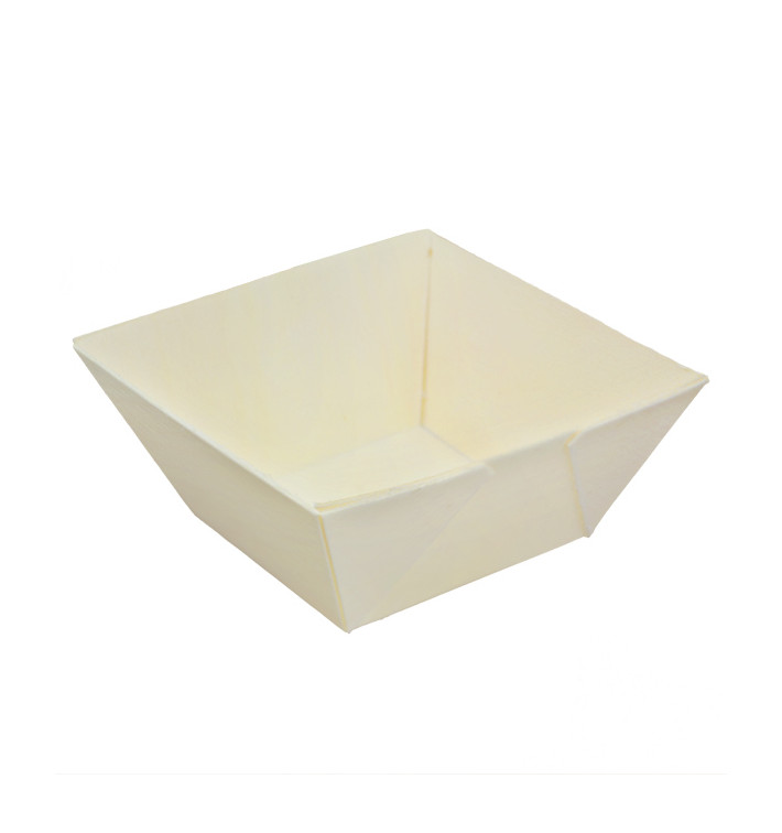 Wooden Tasting Square Cup 290ml (24 Units)