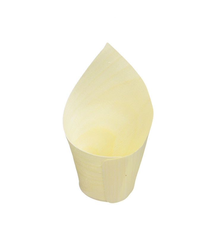 Wooden Tasting Cone 8cm (1.000 Units)