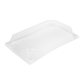 PET Plastic Lid for Container 500ml 20,8x13,1x3,2cm (144 Units)
