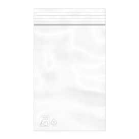 Plastic Zip Bag Seal top 10x15cm G-200 (100 Units)  