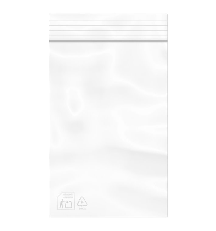 Plastic Zip Bag Seal top 10x15cm G-200 (1000 Units)