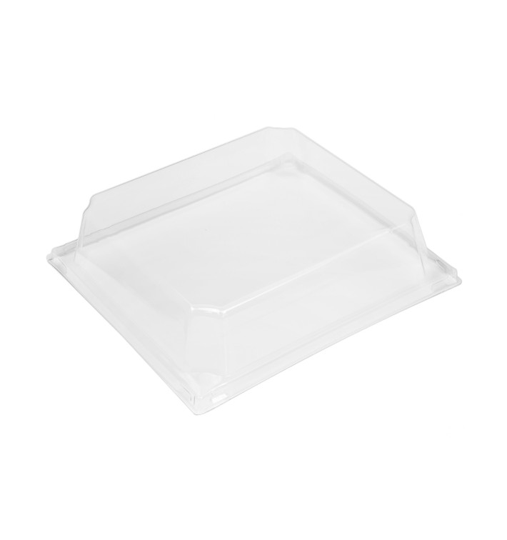 PET Plastic Lid for Container 480ml 14,3x12,3x3,3cm (12 Units)