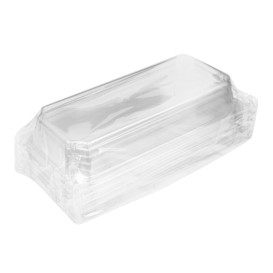 PET Plastic Lid for Container 410ml 19,6x8,6x3,2cm (12 Units)