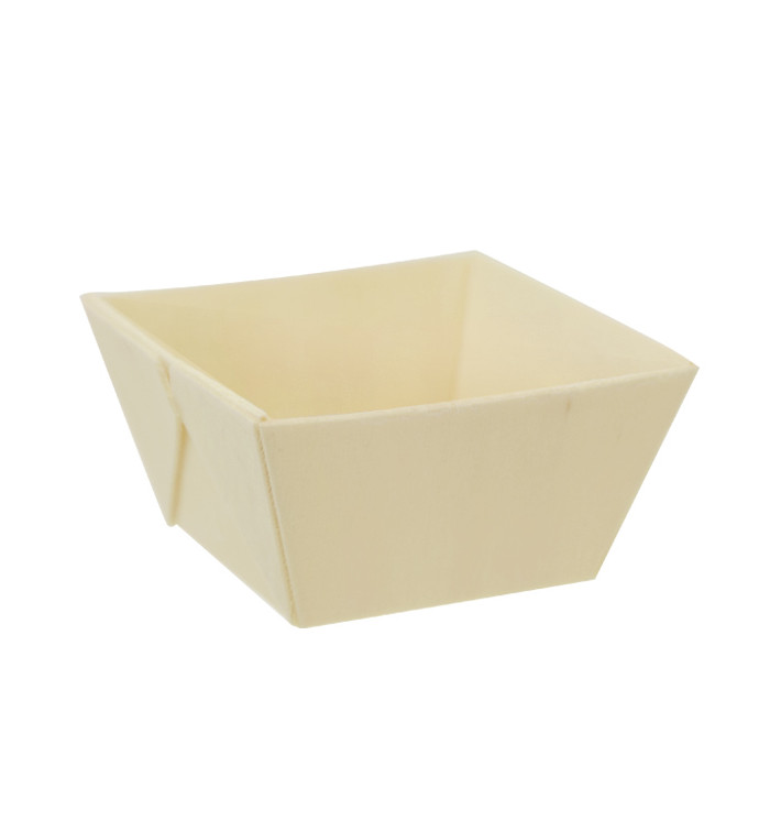 Wooden Tasting Square Cup 65ml (432 Units)