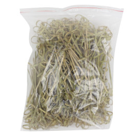 Natural Green Bamboo Bow Skewer 10cm (10.000 Units)  