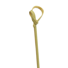 Natural Green Bamboo Bow Skewer 18cm (10.000 Units)  