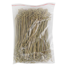 Natural Green Bamboo Bow Skewer 18cm (250 Units)  