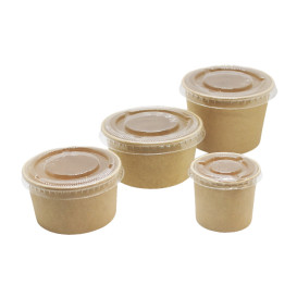 Kraft Cardboard Sauce Cup 50ml Ø6,3cm (1.000 Units)