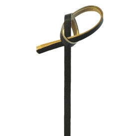 Bamboo Food Pick Black Bow Design 10cm (250 Units)  