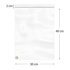 Plastic Zip Bag Seal top 30x40cm G-200 (1000 Units)