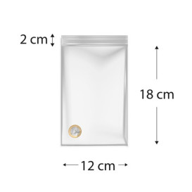 Plastic Zip Bag Seal top 12x18cm G-300 (100 Units)  