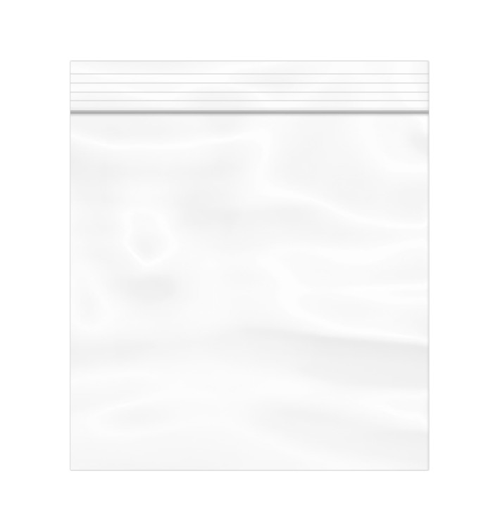 Plastic Zip Bag Seal top 14x14cm G-200 (100 Units)  