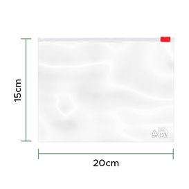Plastic Bag Slider Zipper G250 20x15cm (50 Units) 