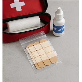 Plastic Zip Bag Seal top Write-On Block 10x15cm G-200 (1000 Units)