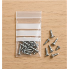 Plastic Zip Bag Seal top Write-On Block 4x6cm G-200 (1000 Units)