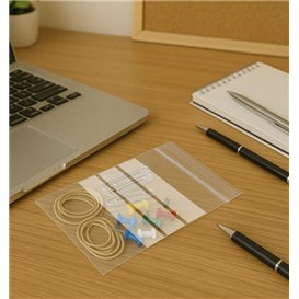 Plastic Zip Bag Seal top Write-On Block 8x12cm G-200 (1000 Units)