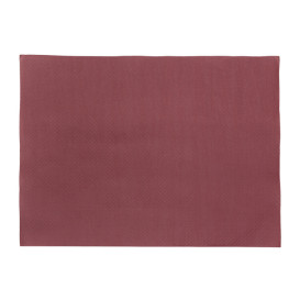Placemat of Paper in Burgundy 30x40cm 40g/m² (500 Units)