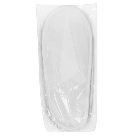 Disposable Slipper TST PP Closed EVA Sole White (1 Unit)