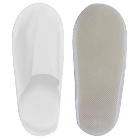 Disposable Slipper TST PP Closed EVA Sole White (1 Unit)