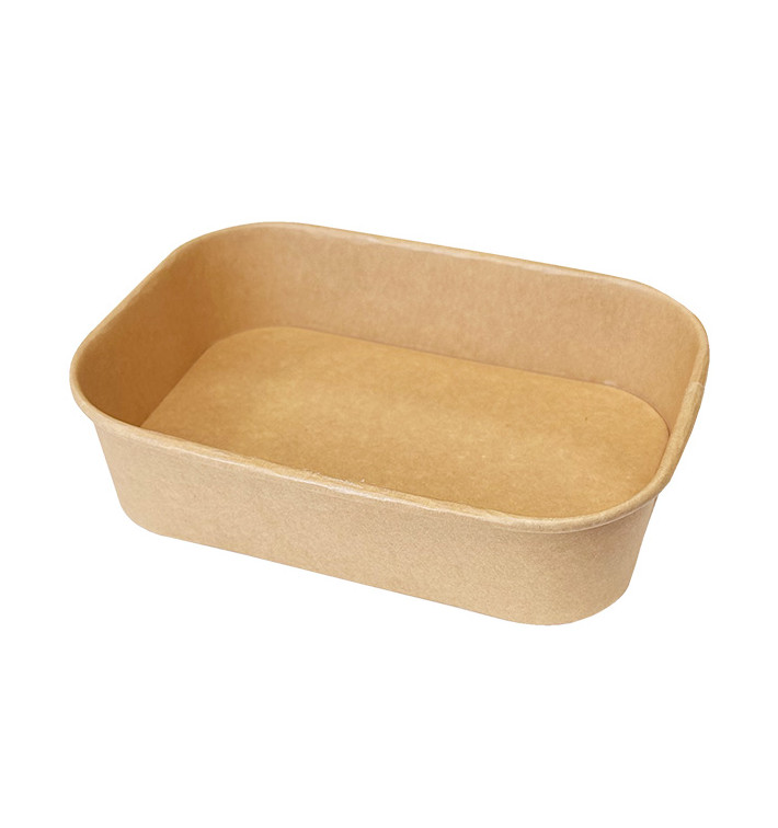 Tarrina de cart&oacute;n rectangular