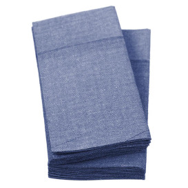Pocket Fold Paper Napkins Vaquero Blue 40x40cm (960 units) 