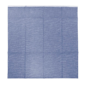 Pocket Fold Paper Napkins Vaquero Blue 40x40cm (30 units) 