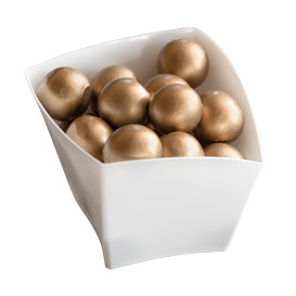 Reusable Tasting Cup PS Curved Shape White 90ml (25 Units) 