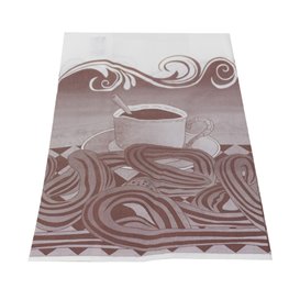 Paper Food Bag for Churros Grease-Proof 22+11x36cm (1.000 Units)