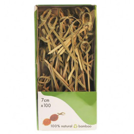 Bamboo Bow Skewer 7cm in box (100 Units)  