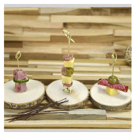 Natural Bamboo Bow Skewer 7cm (10.000 Units)  