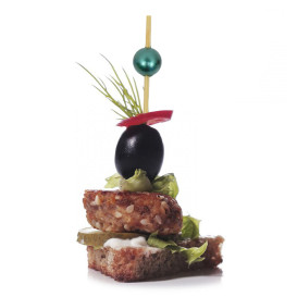 Bamboo “Pearl” Skewers Assortment 9cm (1.200 Units)  