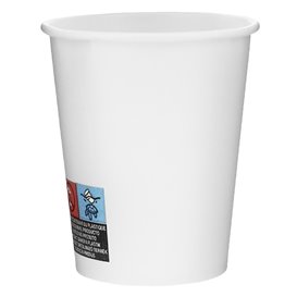 Paper Cup White 6Oz/180ml Ø7,0cm (100 Units) 