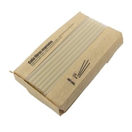 Eco Sugar Cane Straw Ø0,8cm 15cm (1.000 Units)