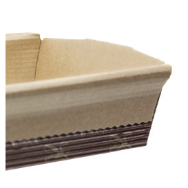 Paper Baking Mold Kraft 16,8x11x3,8cm (67 Units)  