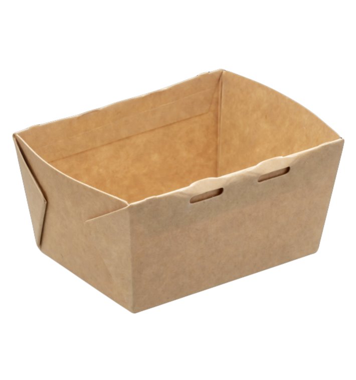 Rectangular Deli2Go kraft food container