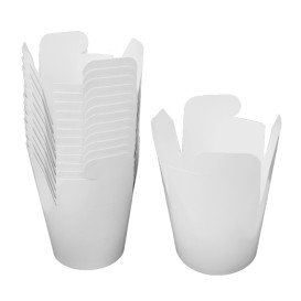 Paper Take-Out Box White 800ml (450 Units)