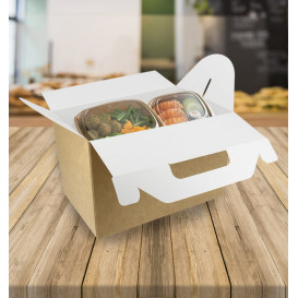 Paper Menu Box Kraft 22,5x14,5x15cm (25 Units) 