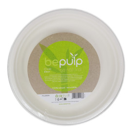 Sugarcane Plate White Ø26cm (50 Units) 