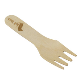 Wooden Mini Fork “Soft” 7,5cm (2.400 Units)